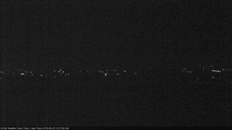 Lake Travis webcam, September 22, 2019 11:30 PM CT
