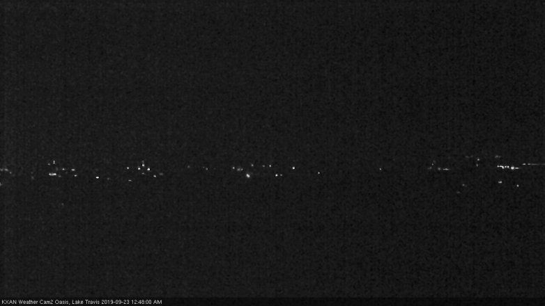 Lake Travis webcam, September 22, 2019 11:50 PM CT