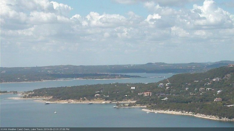 Lake Travis webcam, September 23, 2019 12:40 PM CT
