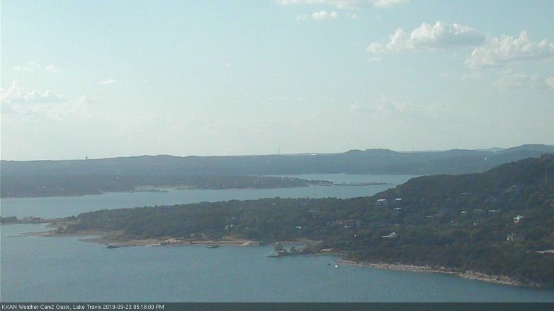 Lake Travis webcam, September 23, 2019 4:20 PM CT