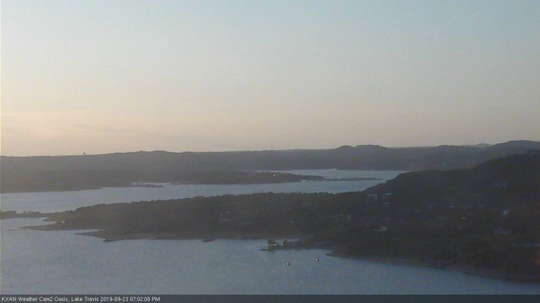 Lake Travis webcam, September 23, 2019 6:05 PM CT