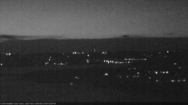 Lake Travis webcam, September 23, 2019 7:15 PM CT