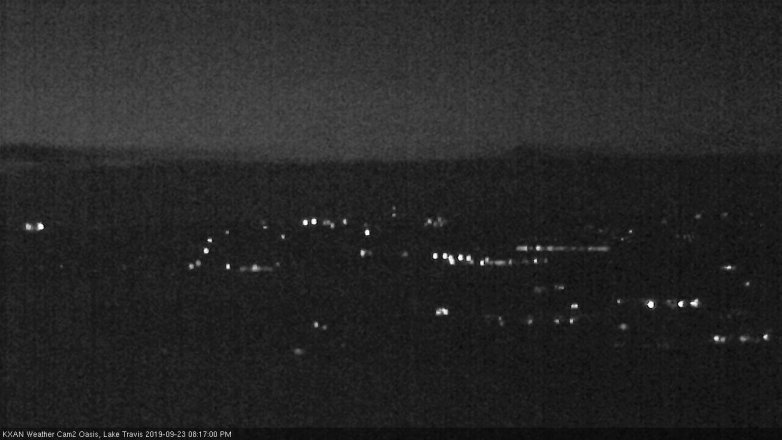 Lake Travis webcam, September 23, 2019 7:20 PM CT