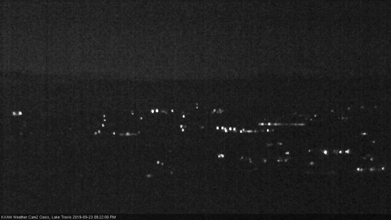 Lake Travis webcam, September 23, 2019 7:25 PM CT