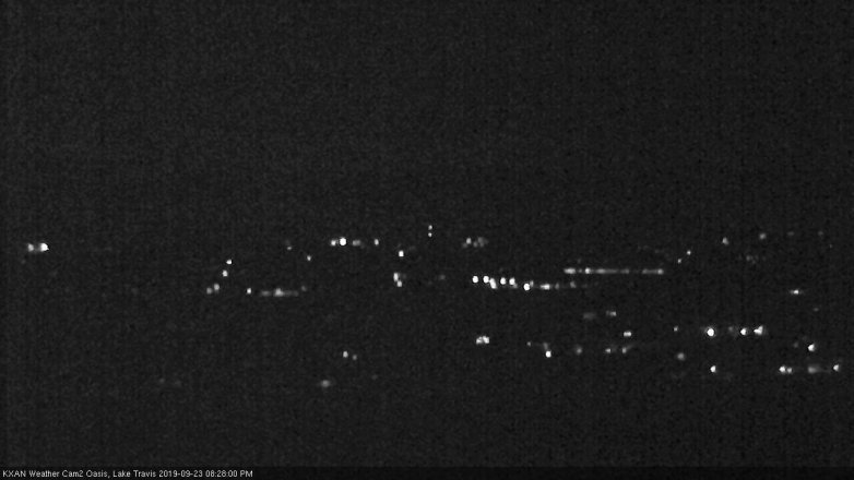Lake Travis webcam, September 23, 2019 7:30 PM CT