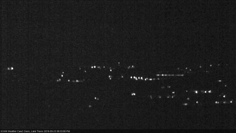 Lake Travis webcam, September 23, 2019 7:35 PM CT