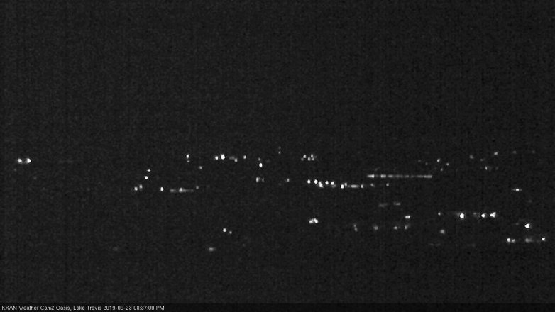 Lake Travis webcam, September 23, 2019 7:40 PM CT