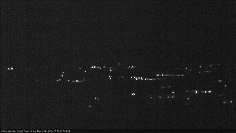 Lake Travis webcam, September 23, 2019 7:50 PM CT
