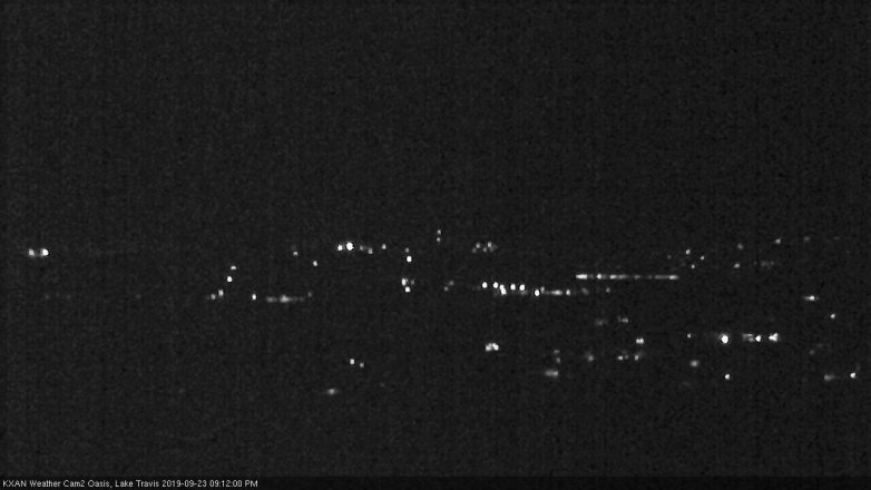 Lake Travis webcam, September 23, 2019 8:15 PM CT