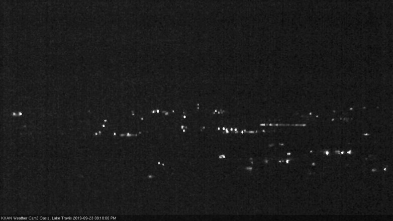 Lake Travis webcam, September 23, 2019 8:20 PM CT