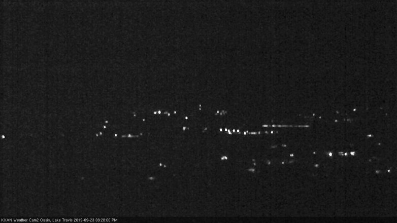 Lake Travis webcam, September 23, 2019 8:30 PM CT