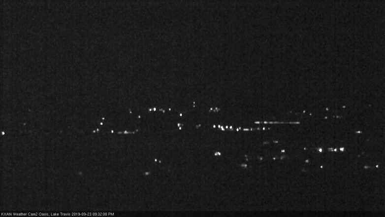Lake Travis webcam, September 23, 2019 8:35 PM CT
