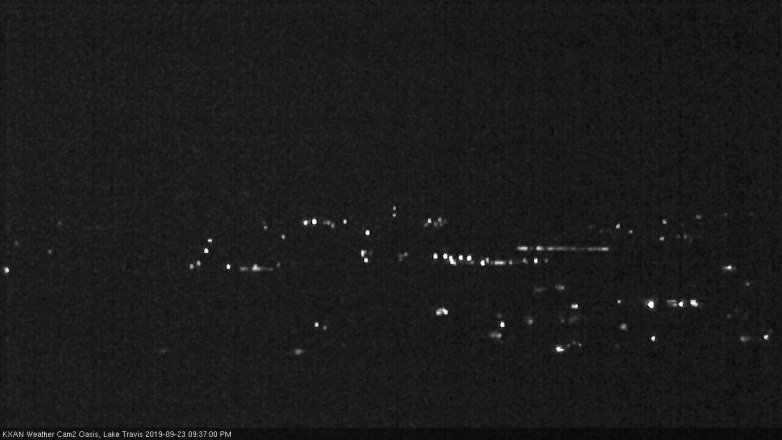Lake Travis webcam, September 23, 2019 8:40 PM CT