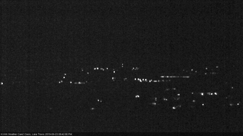 Lake Travis webcam, September 23, 2019 8:45 PM CT