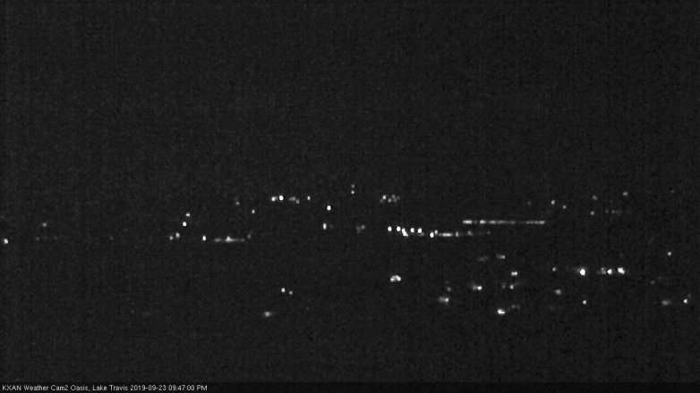 Lake Travis webcam, September 23, 2019 8:50 PM CT