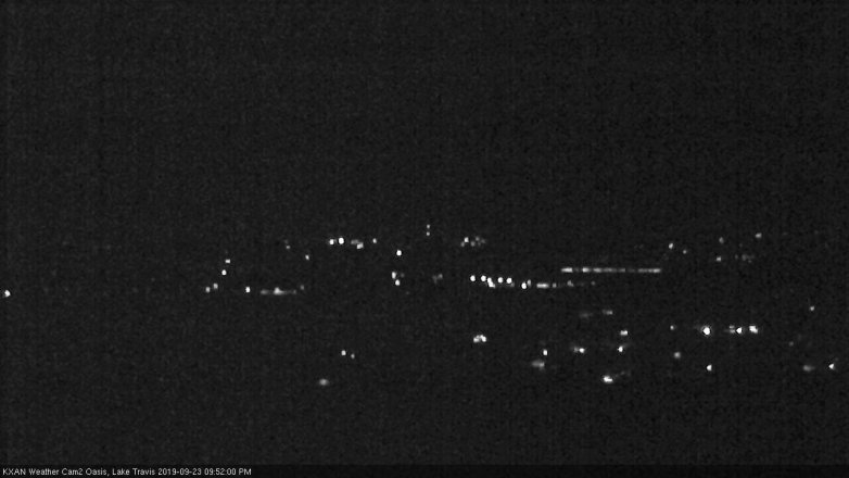 Lake Travis webcam, September 23, 2019 8:55 PM CT