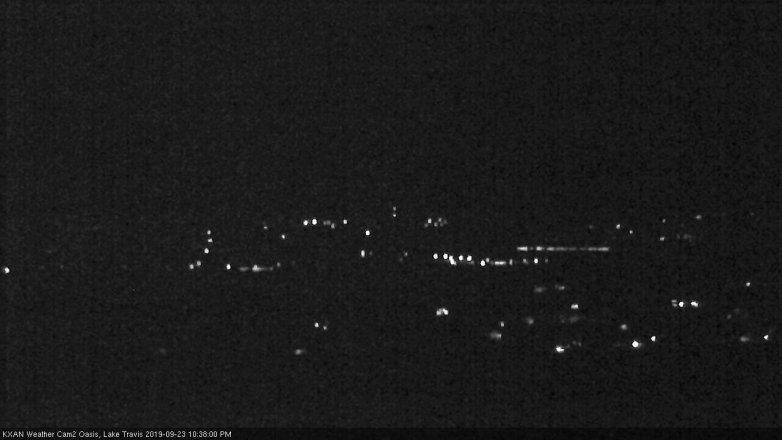 Lake Travis webcam, September 23, 2019 9:40 PM CT