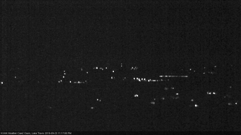Lake Travis webcam, September 23, 2019 10:20 PM CT