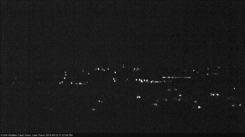 Lake Travis webcam, September 23, 2019 10:25 PM CT