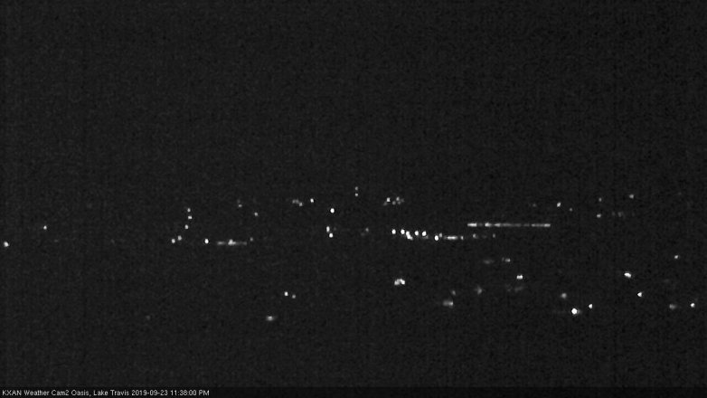 Lake Travis webcam, September 23, 2019 10:40 PM CT