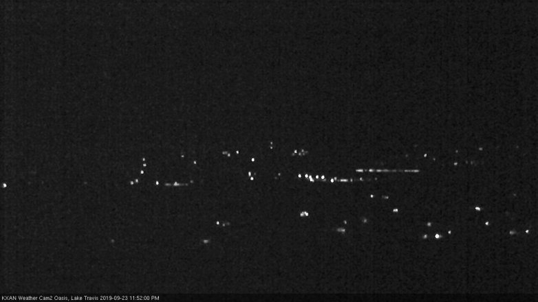 Lake Travis webcam, September 23, 2019 10:55 PM CT