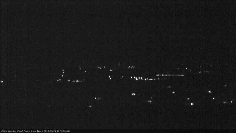 Lake Travis webcam, September 23, 2019 11:05 PM CT