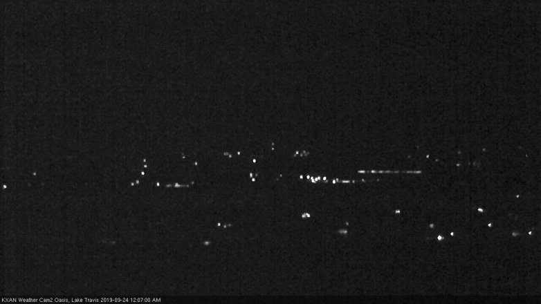 Lake Travis webcam, September 23, 2019 11:10 PM CT