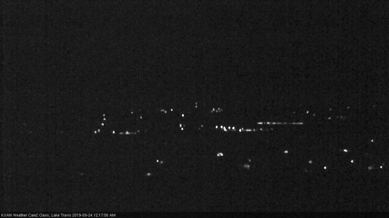 Lake Travis webcam, September 23, 2019 11:20 PM CT