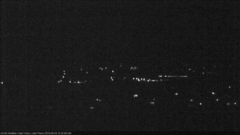 Lake Travis webcam, September 23, 2019 11:25 PM CT
