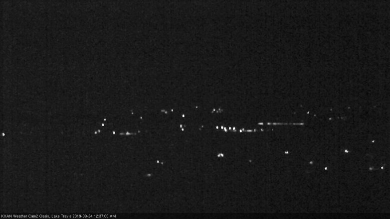 Lake Travis webcam, September 23, 2019 11:40 PM CT