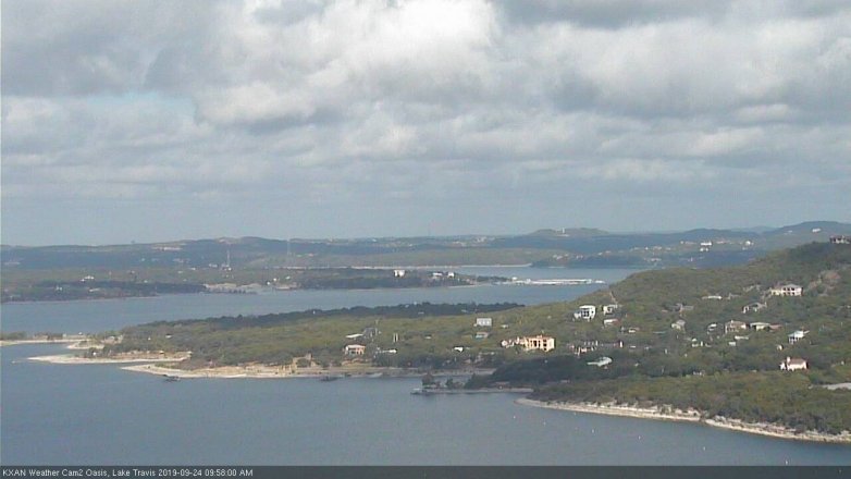 Lake Travis webcam, September 24, 2019 9:00 AM CT