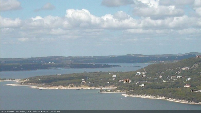 Lake Travis webcam, September 24, 2019 10:30 AM CT
