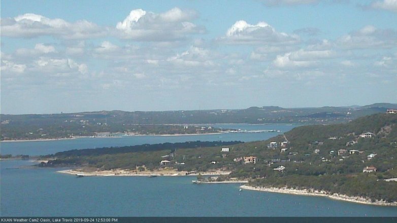 Lake Travis webcam, September 24, 2019 11:55 AM CT