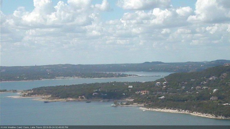 Lake Travis webcam, September 24, 2019 1:50 PM CT