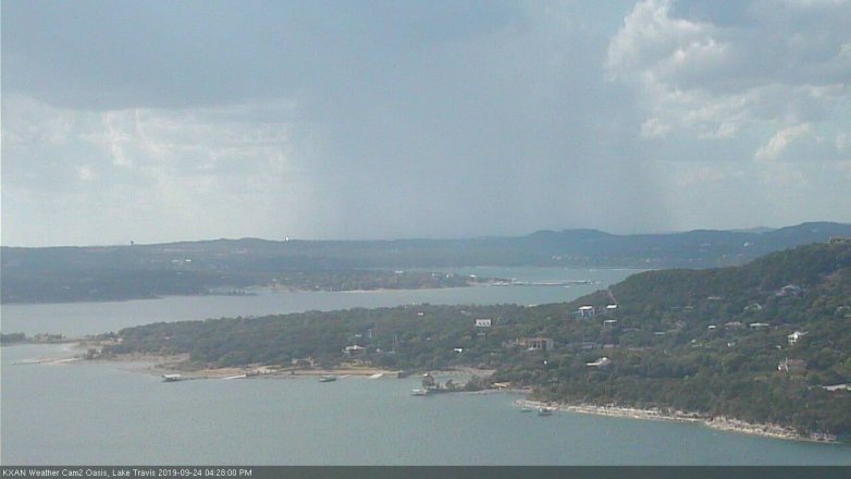 Lake Travis webcam, September 24, 2019 3:30 PM CT