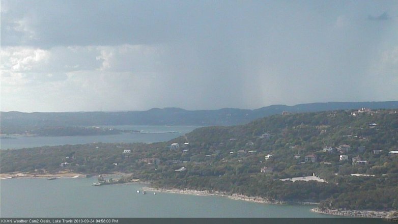 Lake Travis webcam, September 24, 2019 4:00 PM CT