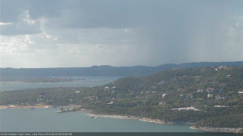Lake Travis webcam, September 24, 2019 4:05 PM CT