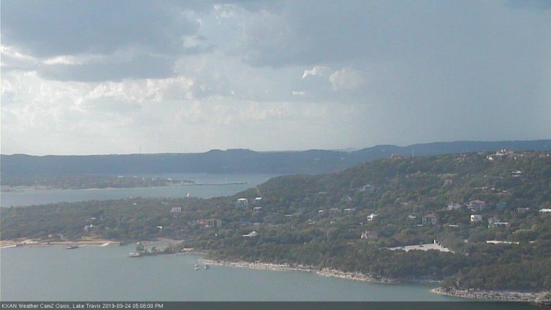 Lake Travis webcam, September 24, 2019 4:10 PM CT