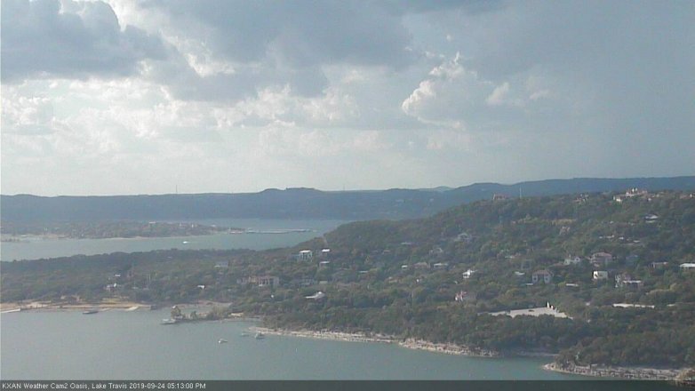 Lake Travis webcam, September 24, 2019 4:15 PM CT