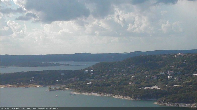 Lake Travis webcam, September 24, 2019 4:20 PM CT