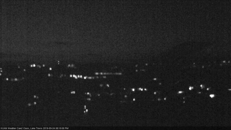 Lake Travis webcam, September 24, 2019 7:20 PM CT