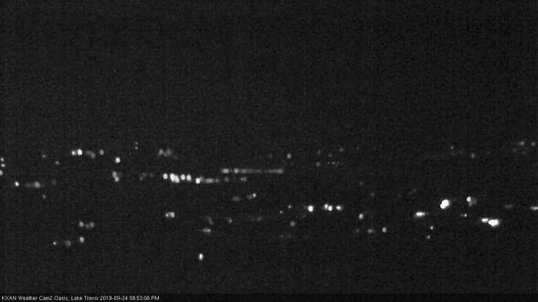 Lake Travis webcam, September 24, 2019 7:55 PM CT