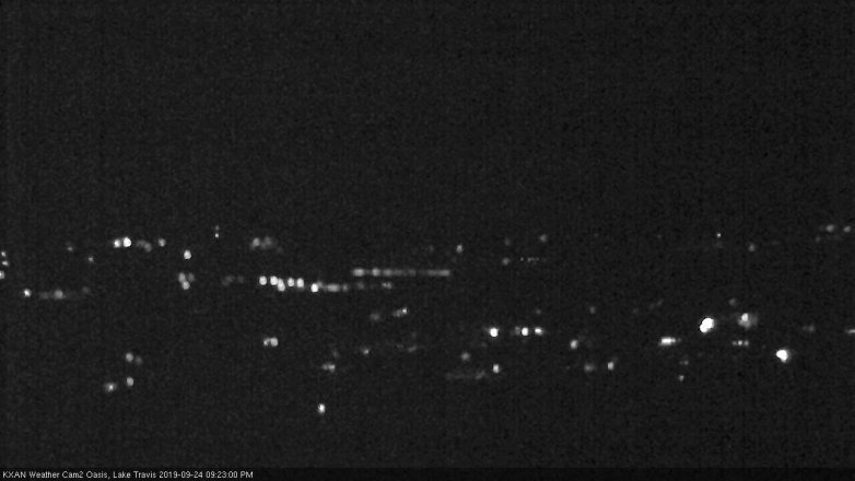 Lake Travis webcam, September 24, 2019 8:25 PM CT