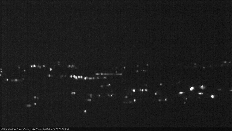 Lake Travis webcam, September 24, 2019 8:35 PM CT