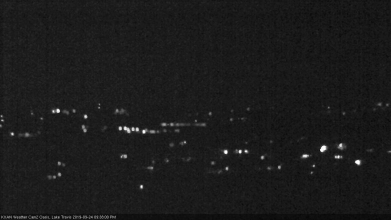Lake Travis webcam, September 24, 2019 8:40 PM CT