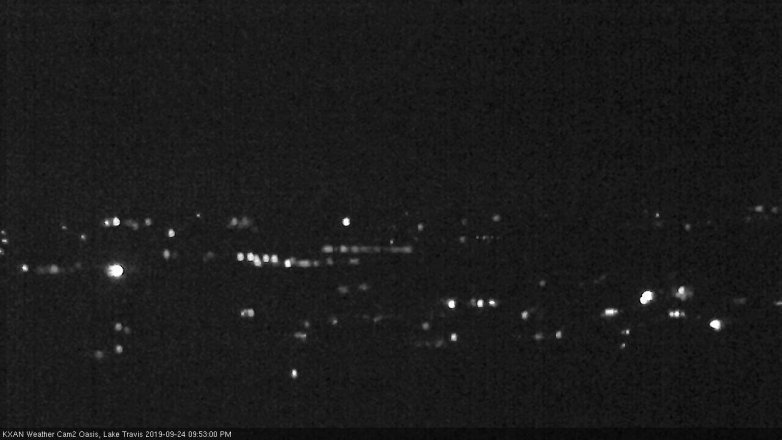 Lake Travis webcam, September 24, 2019 8:55 PM CT