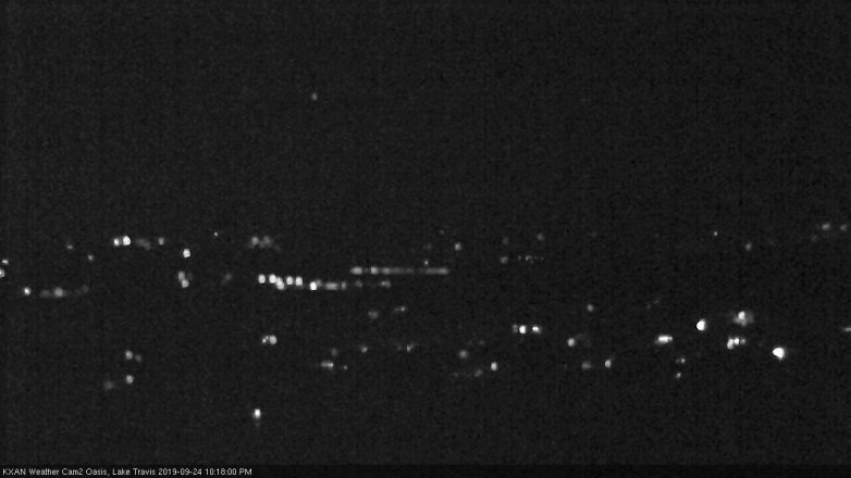 Lake Travis webcam, September 24, 2019 9:20 PM CT