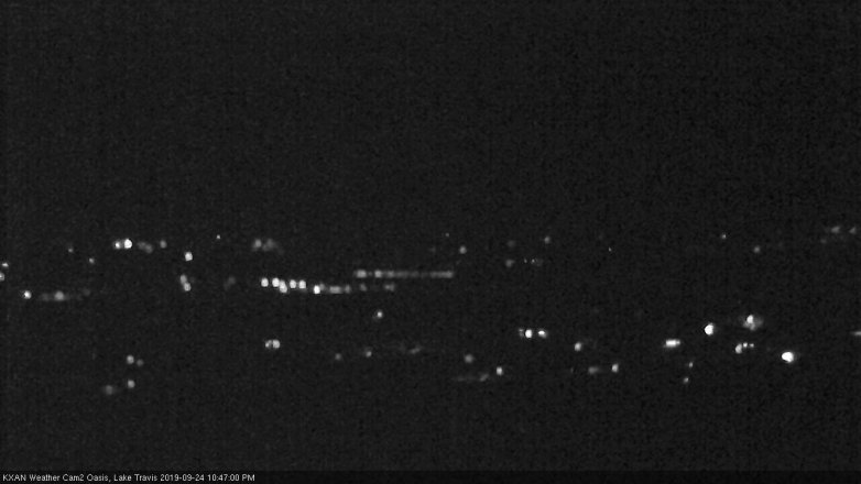 Lake Travis webcam, September 24, 2019 9:50 PM CT