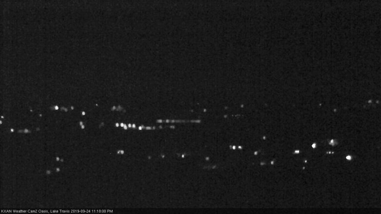 Lake Travis webcam, September 24, 2019 10:20 PM CT
