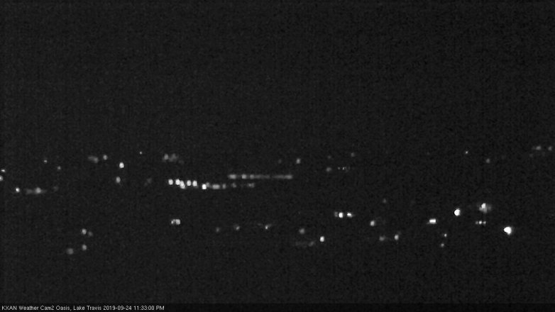 Lake Travis webcam, September 24, 2019 10:35 PM CT